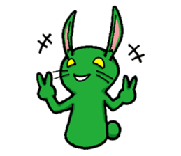 Month warrior rabbit Raby sticker #3659812