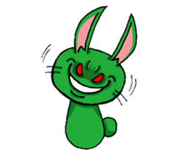 Month warrior rabbit Raby sticker #3659820