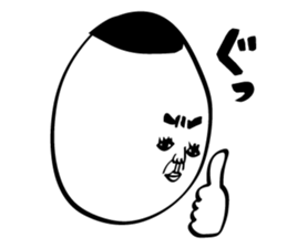 Tamao of egg sticker #3659872