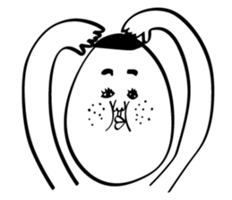 Tamao of egg sticker #3659876