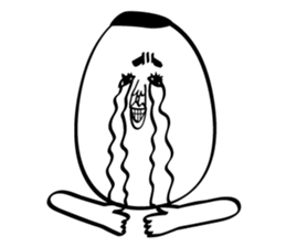 Tamao of egg sticker #3659887