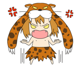 Hello from primitive man sticker #3659929