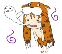 Hello from primitive man sticker #3659946