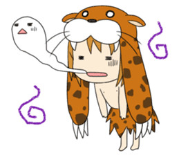 Hello from primitive man sticker #3659946