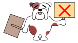 JIN-JIN Bulldog Life sticker #3660716