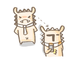 About daily life Brad & juju sticker #3661157