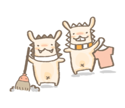 About daily life Brad & juju sticker #3661166