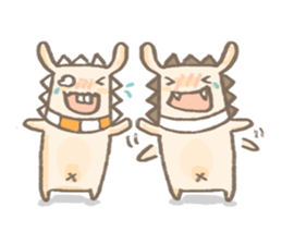 About daily life Brad & juju sticker #3661177