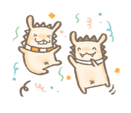 About daily life Brad & juju sticker #3661186