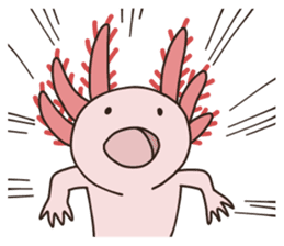 Daily life of Axolotl 2 sticker #3661277