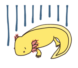 Daily life of Axolotl 2 sticker #3661281