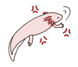 Daily life of Axolotl 2 sticker #3661282