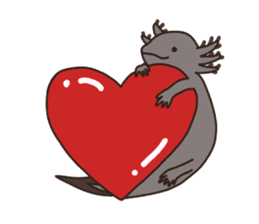 Daily life of Axolotl 2 sticker #3661294
