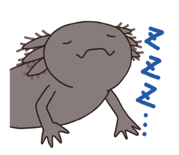 Daily life of Axolotl 2 sticker #3661303