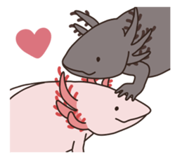 Daily life of Axolotl 2 sticker #3661308