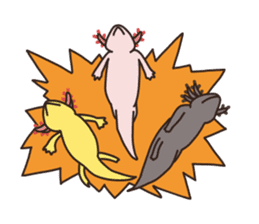 Daily life of Axolotl 2 sticker #3661310