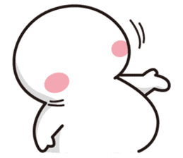 Marshmallow boy sticker #3661375