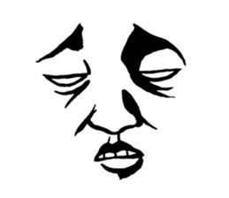 Reaction of a man face sticker #3661792