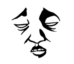 Reaction of a man face sticker #3661792