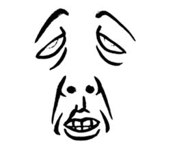 Reaction of a man face sticker #3661797