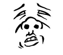 Reaction of a man face sticker #3661799