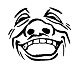 Reaction of a man face sticker #3661803