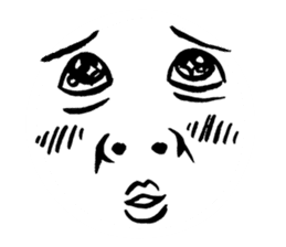 Reaction of a man face sticker #3661807