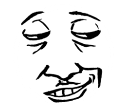 Reaction of a man face sticker #3661809