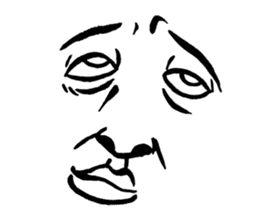 Reaction of a man face sticker #3661816