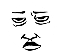 Reaction of a man face sticker #3661820