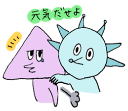 circle and triangle and square sticker #3661890