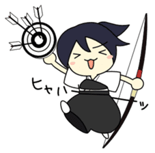 Japanese Archery Girl sticker #3661911