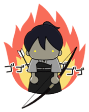 Japanese Archery Girl sticker #3661921