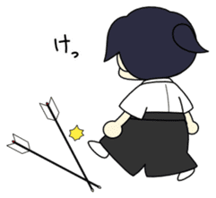 Japanese Archery Girl sticker #3661924