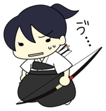 Japanese Archery Girl sticker #3661930