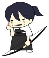 Japanese Archery Girl sticker #3661932