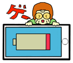 Middle aged woman Sticker sticker #3662704