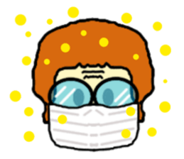 Middle aged woman Sticker sticker #3662709