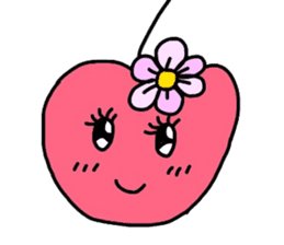 Smiling cherries sticker #3662873