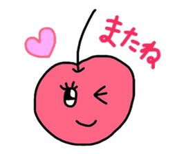 Smiling cherries sticker #3662880