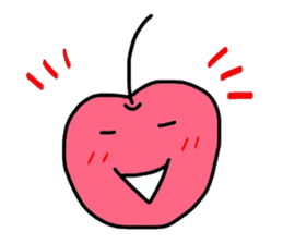 Smiling cherries sticker #3662905
