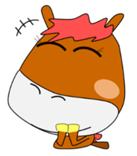 a daily life of walking horse  2nd sticker #3663191