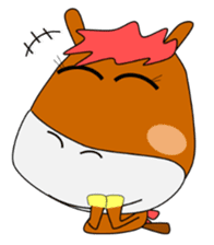 a daily life of walking horse 2nd sticker #3663191