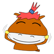 a daily life of walking horse 2nd sticker #3663192