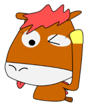 a daily life of walking horse 2nd sticker #3663193