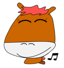 a daily life of walking horse  2nd sticker #3663194