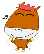 a daily life of walking horse  2nd sticker #3663195