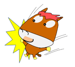 a daily life of walking horse  2nd sticker #3663198