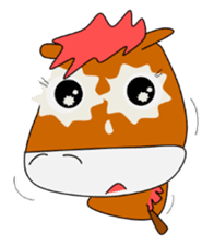 a daily life of walking horse 2nd sticker #3663201