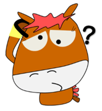 a daily life of walking horse  2nd sticker #3663204